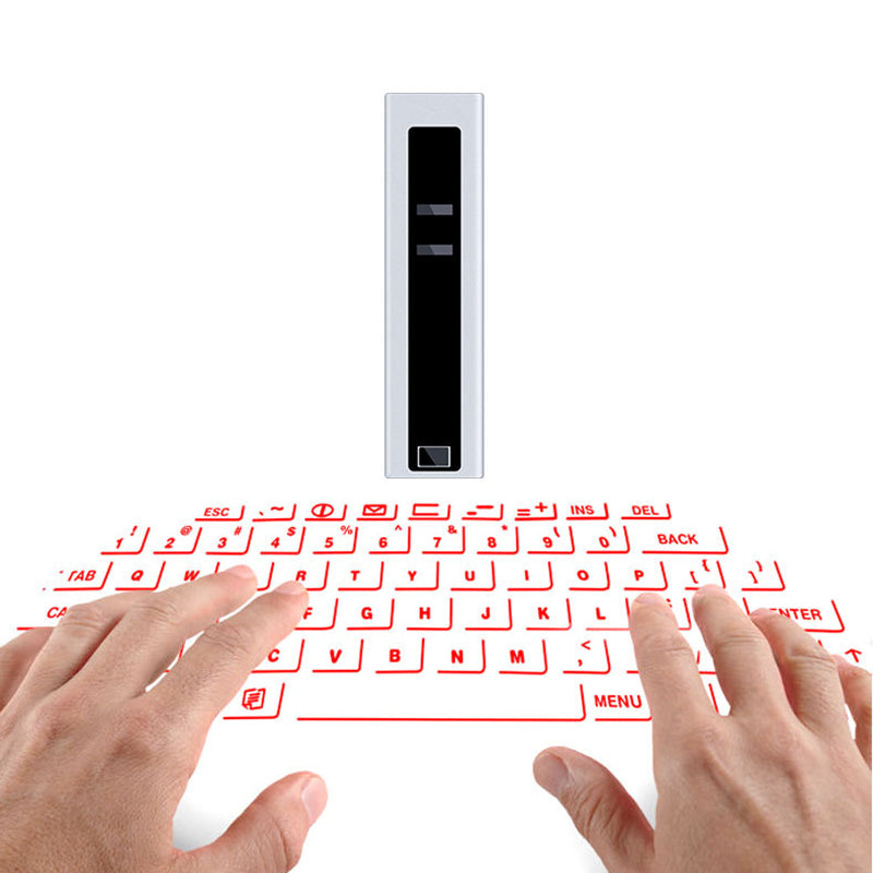F2 2-in-1 Laser Mouse Keyboard Laser Projection Lipstick Style Keyboard with Voice Broadcast Mouse Function for Cell Phone Computer F2 2-in-1 Laser Mouse Keyboard Laser Projection Lipstick Style Keyboard with Voice Broadcast Mouse Function for Cell Phone Computer